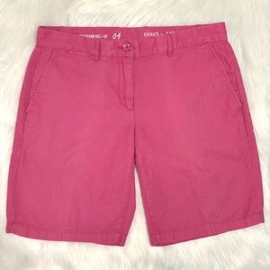GAP Boyfriend Roll-Up Pink Khakis